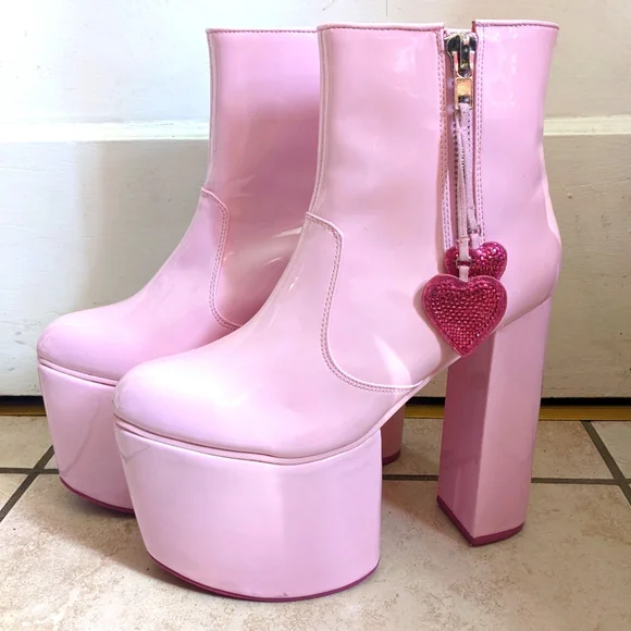 Dolls Kill Shoes Heartstomper Heart Heels Poshmark